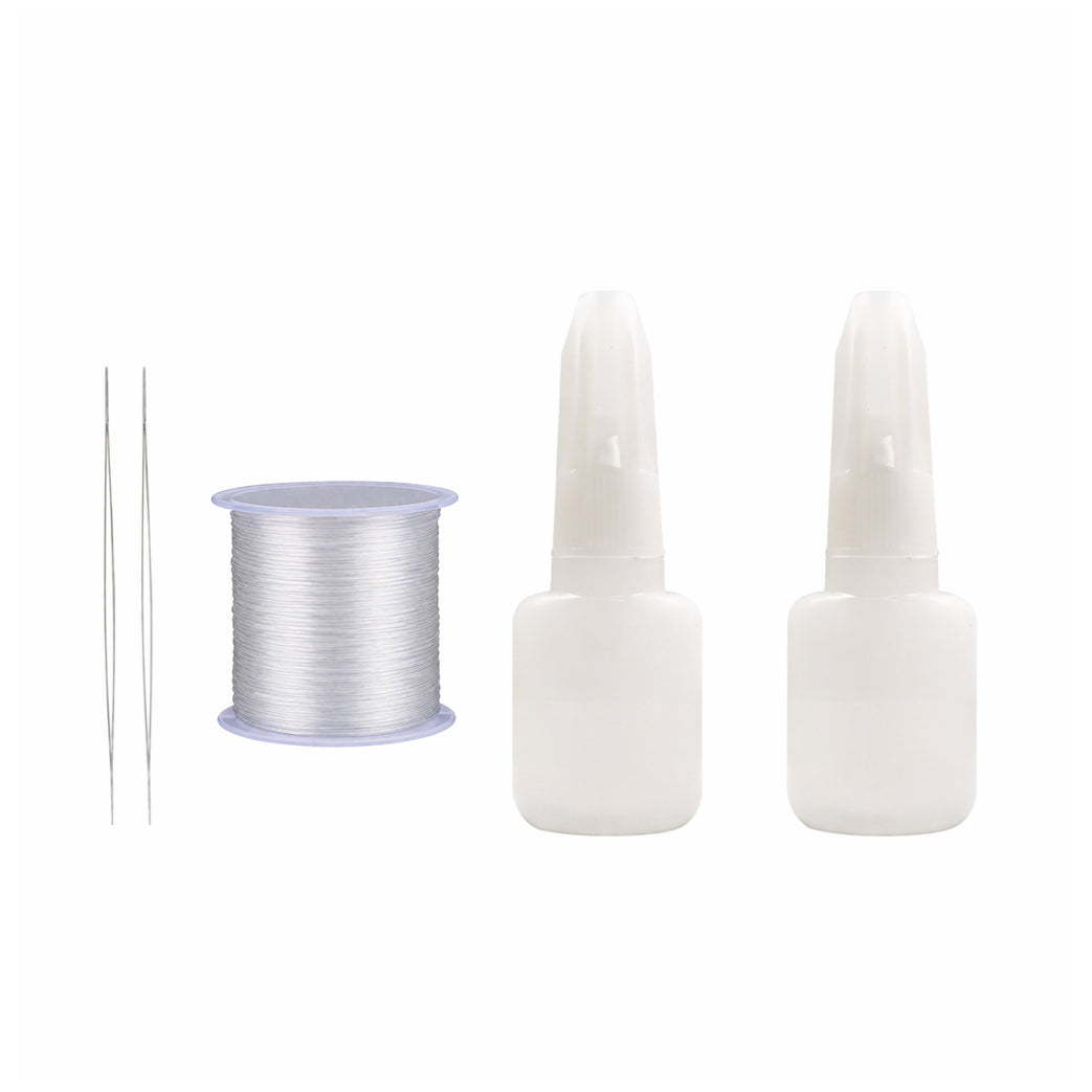 Jewelry Glue 10g and 100m Elastic String for Bracelet Making Kit and Bead Repair Supplies