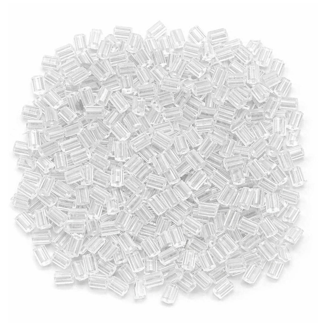 Clear Silicone Earring Backs Hypoallergenic Soft Replacement Stoppers for Stud Posts and Fishhook Earrings