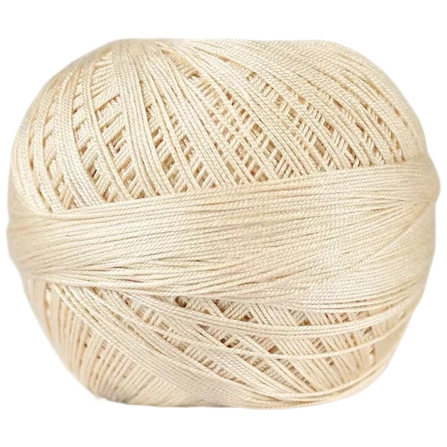 Mercerized Cotton Lace Yarn – Smooth, Shiny Cotton Yarn for Crochet and Hand Knitting, 50 Grams/1.76oz 317 Yards