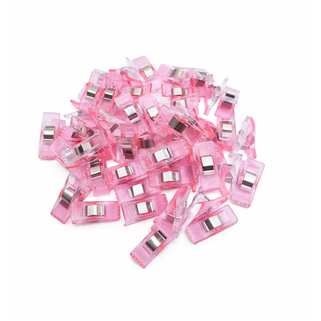 Sewing Clips For Fabric Quilting Embroidery Craft Sewing Supplies Accessories Reusable Plastic Clamps Non Slip, Pack of 40