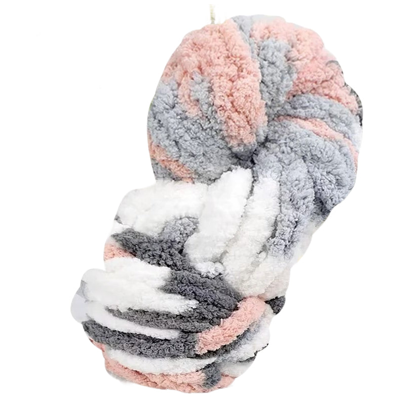 Ultra Thick Chenille Yarn 20mm, 250g/8.82oz 30 Yards Jumbo Yarn for Crocheting & Knitting