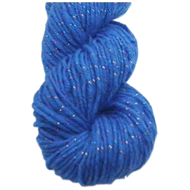 Glitter Yarn – Medium Worsted Weight Acrylic & Polyester for Knitting & Crochet Projects, 50g/1.76oz 109 yards