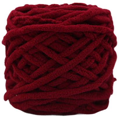 Super Chenille Yarn 7-8mm, 55 Yards (50m), 95g/3.35oz, Bulky Yarn for Knitting & Crafts