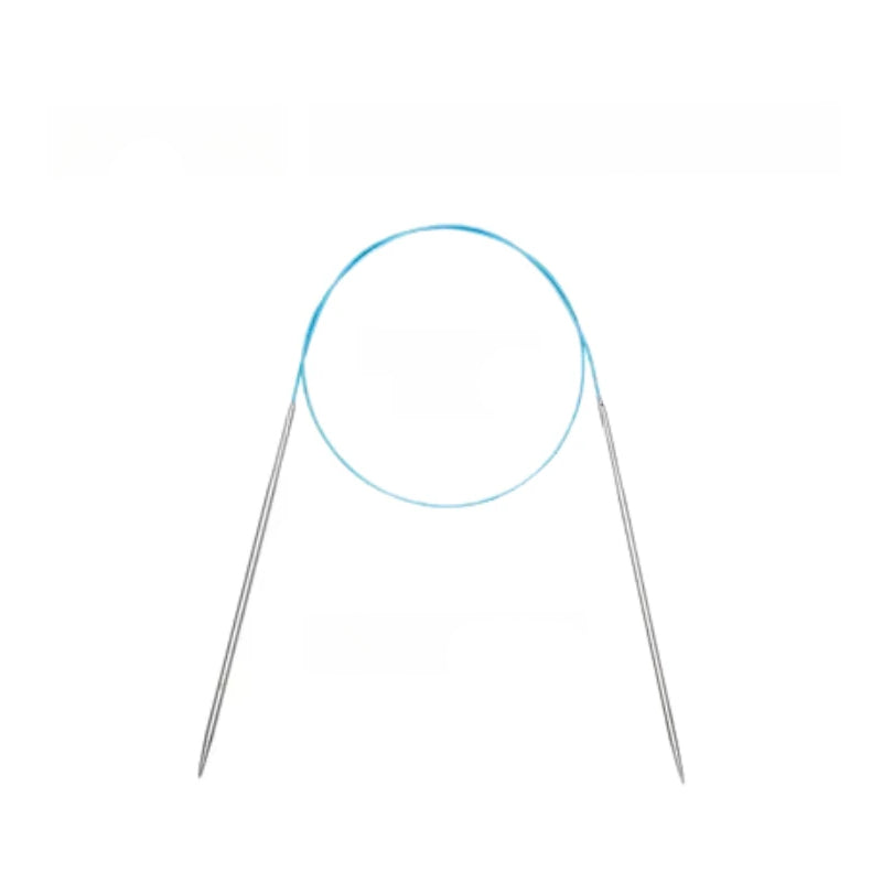 Stainless Steel Circular Knitting Crochet Needles, 80cm for Durable and Precise Stitching