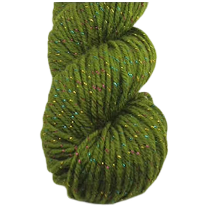 Glitter Yarn – Medium Worsted Weight Acrylic & Polyester for Knitting & Crochet Projects, 50g/1.76oz 109 yards