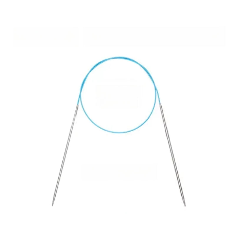 Stainless Steel Circular Knitting Crochet Needles, 80cm for Durable and Precise Stitching