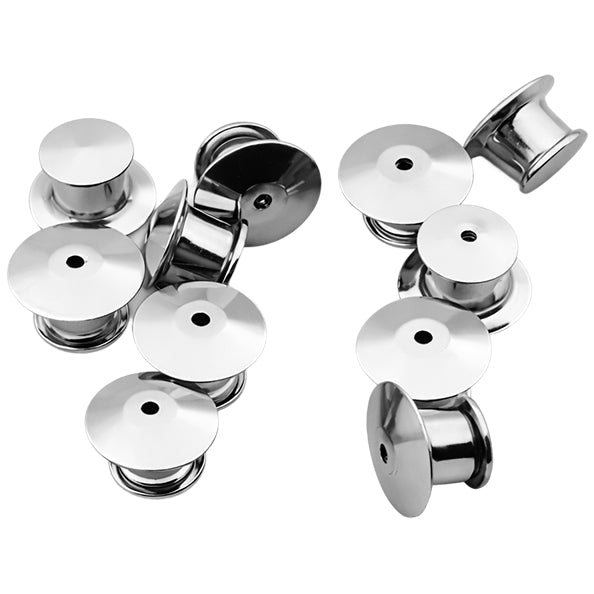 Metal Locking Pin Backs Clasp for Lapel Pins Badges Enamel Pins and DIY Crafts