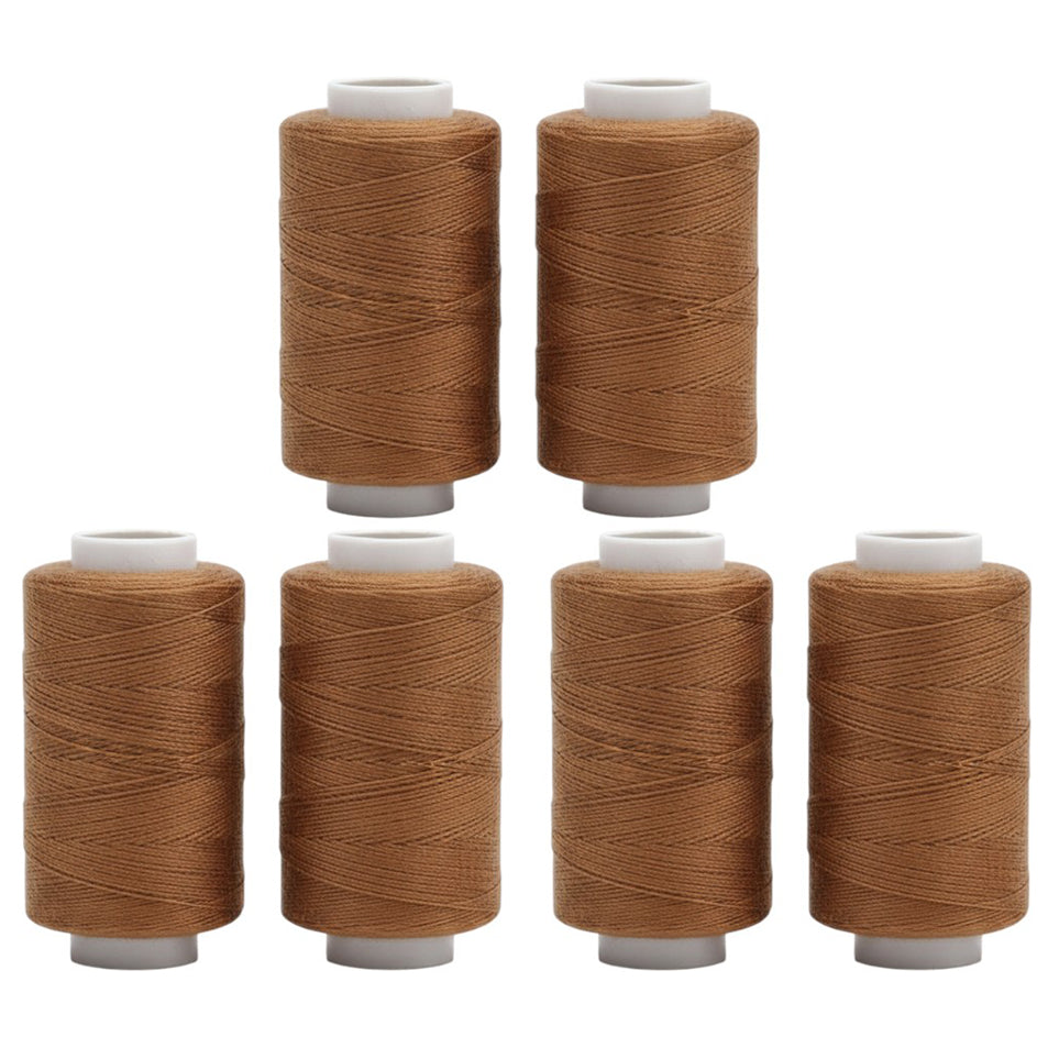All Purpose Sewing Thread 400 Yards per Spool for Hand and Machine Sewing, Pack of 6