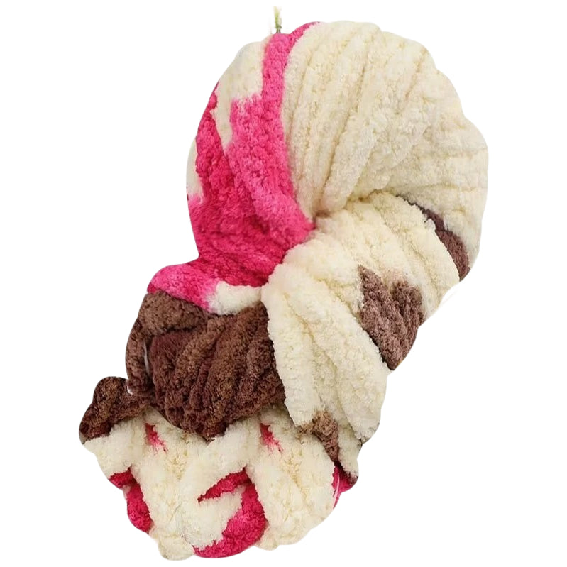 Ultra Thick Chenille Yarn 20mm, 250g/8.82oz 30 Yards Jumbo Yarn for Crocheting & Knitting