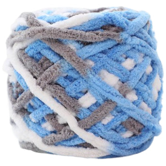 Super Chenille Yarn 7-8mm, 55 Yards (50m), 95g/3.35oz, Bulky Yarn for Knitting & Crafts