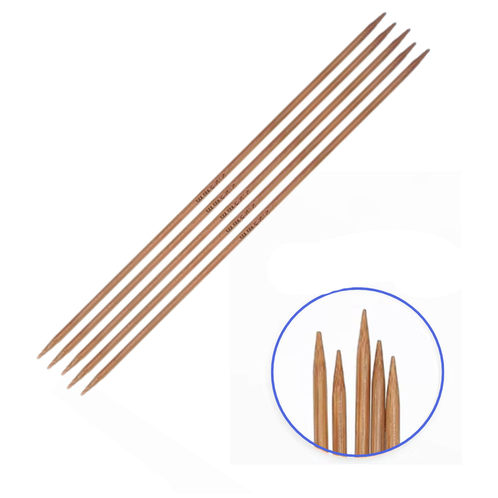 Carbonized Bamboo Double Pointed Knitting Needles for Handmade DIY Yarn Projects