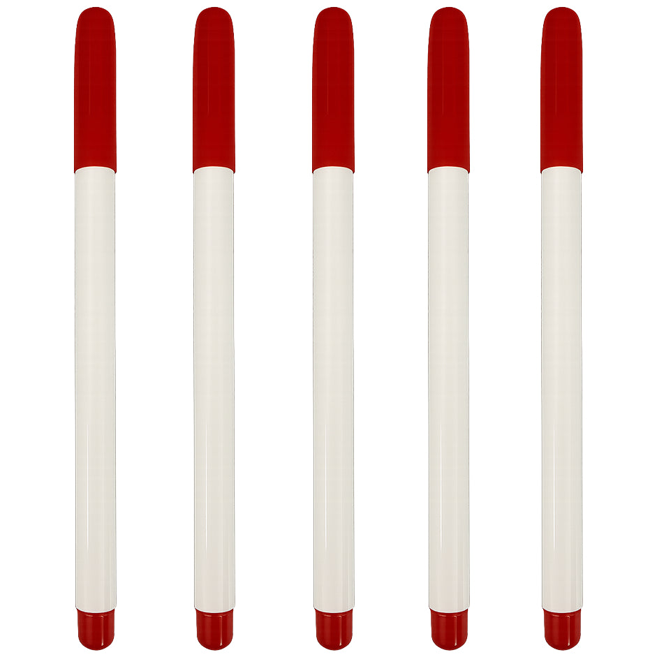 Erasable Fabric Markers for Sewing Water Soluble Washable Pens with 1.5mm Brush Tip, Pack of 5