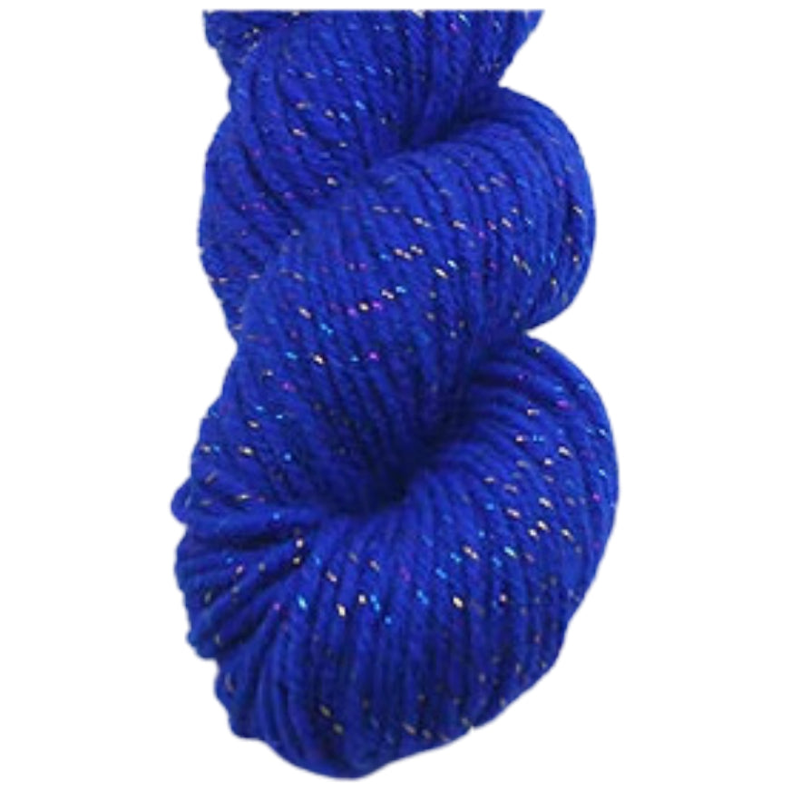 Glitter Yarn – Medium Worsted Weight Acrylic & Polyester for Knitting & Crochet Projects, 50g/1.76oz 109 yards