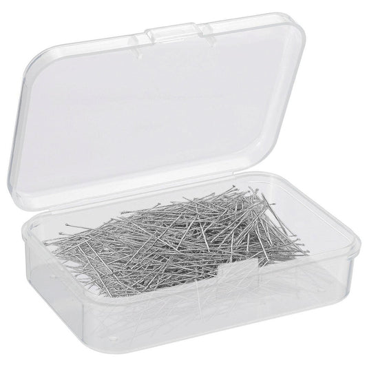 1000 Pack Flat Head Straight Pins 1 Inch for Sewing, Dressmaking, Crafts, and Jewelry Projects