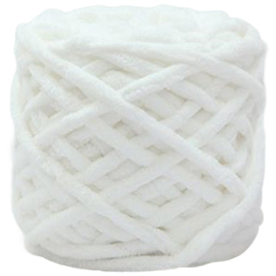 Super Chenille Yarn 7-8mm, 55 Yards (50m), 95g/3.35oz, Bulky Yarn for Knitting & Crafts