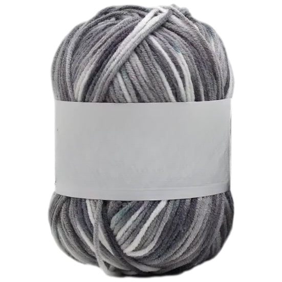 Multicolored Anti-Pill Acrylic Yarn 50g/1.76oz, 136.7 Yards for Baby Projects, Garments, and Decor