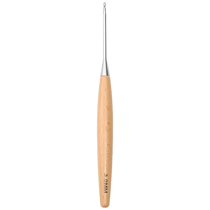 Ergonomic Beech Wooden Crochet Hook for Comfortable DIY Crocheting, Beginners, and Experienced Users