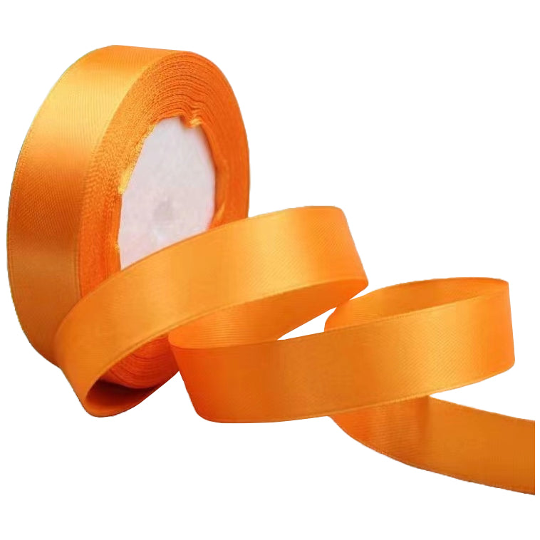 3/4" Wide Single Face Satin Ribbon, 25 Yards Length