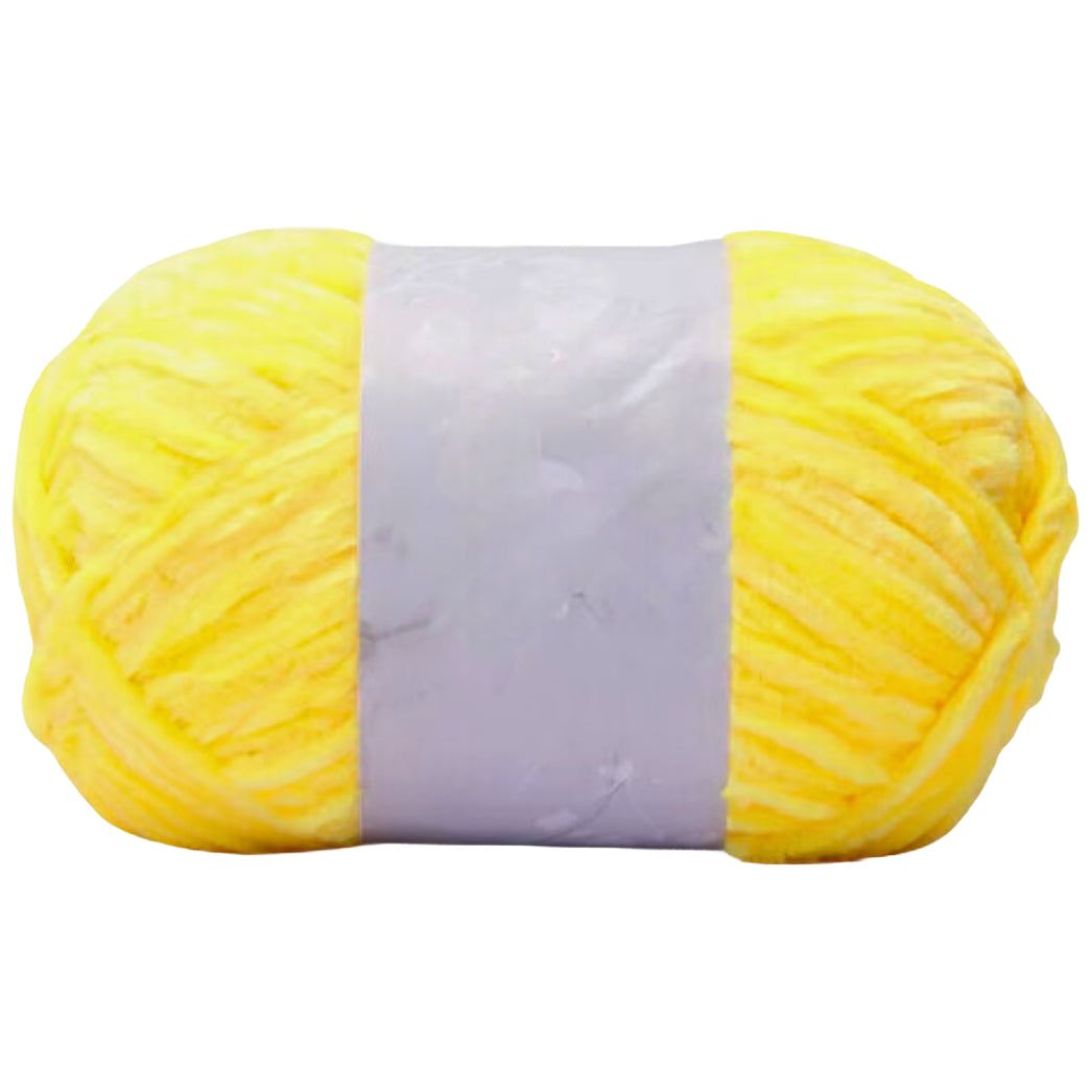 Chenille Yarn, Soft Worsted Weight Velvet Yarn, 100g/3.53oz 175 yards