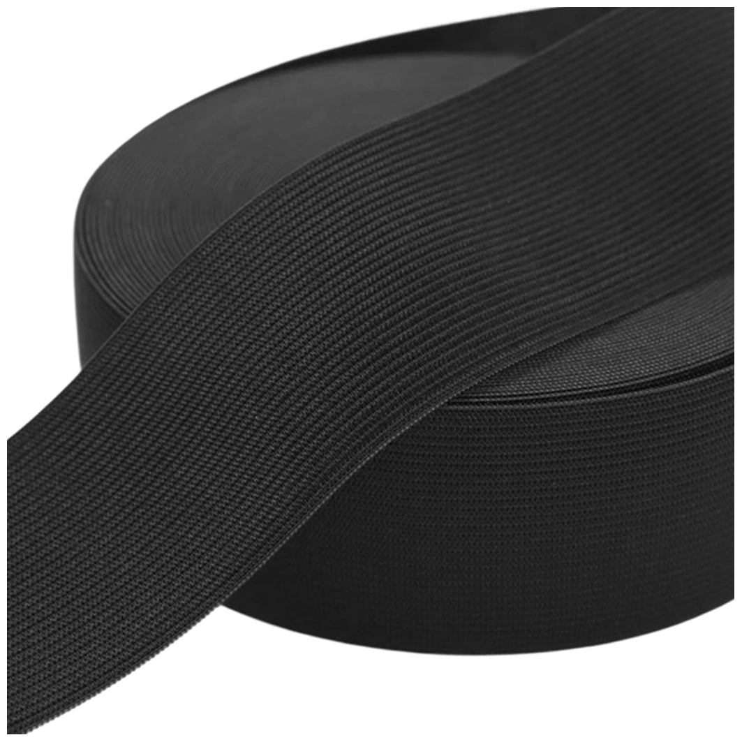 1 Inch by 6 Yards Roll Wide Elastic Band for Sewing, Waistbands, Pants, and Crafts