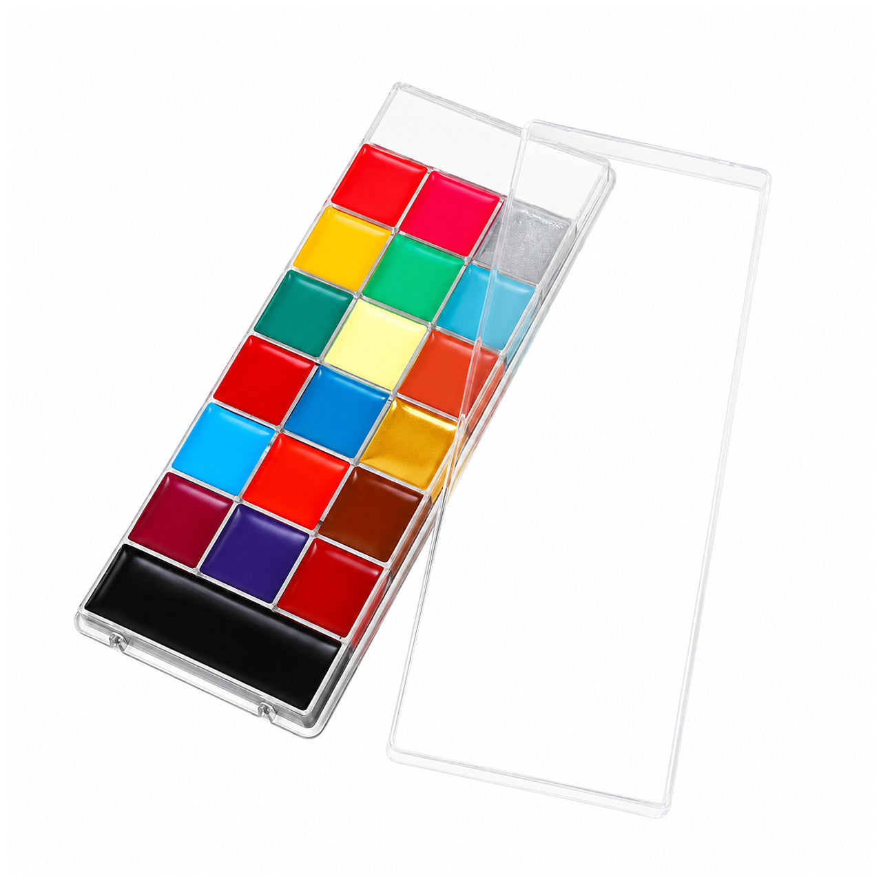 Professional Oil-Based Face and Body Paint Palette for Halloween SFX Cosplay Festival Stage Tattoo and Party Makeup