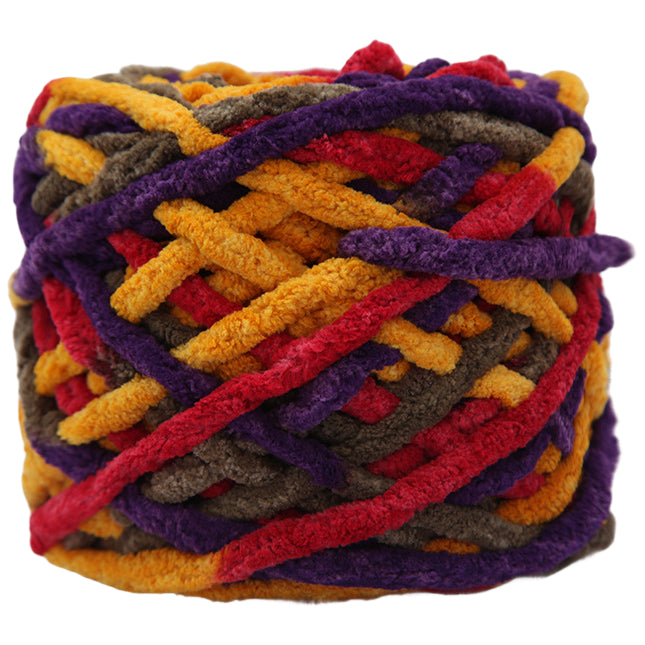 Super Chenille Yarn 7-8mm, 55 Yards (50m), 95g/3.35oz, Bulky Yarn for Knitting & Crafts