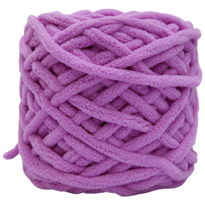 Super Chenille Yarn 7-8mm, 55 Yards (50m), 95g/3.35oz, Bulky Yarn for Knitting & Crafts