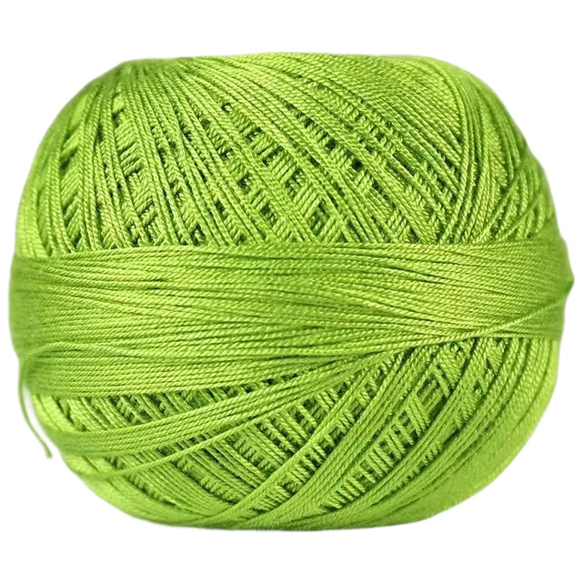Mercerized Cotton Lace Yarn – Smooth, Shiny Cotton Yarn for Crochet and Hand Knitting, 50 Grams/1.76oz 317 Yards