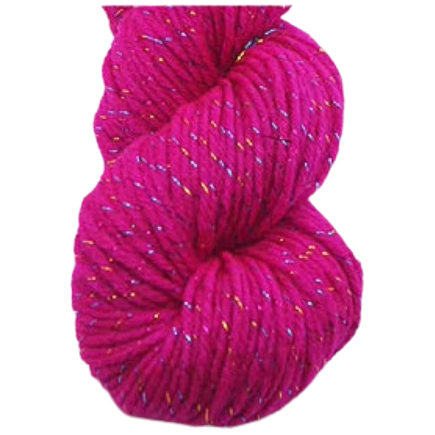 Glitter Yarn – Medium Worsted Weight Acrylic & Polyester for Knitting & Crochet Projects, 50g/1.76oz 109 yards
