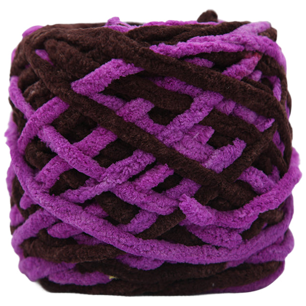 Super Chenille Yarn 7-8mm, 55 Yards (50m), 95g/3.35oz, Bulky Yarn for Knitting & Crafts
