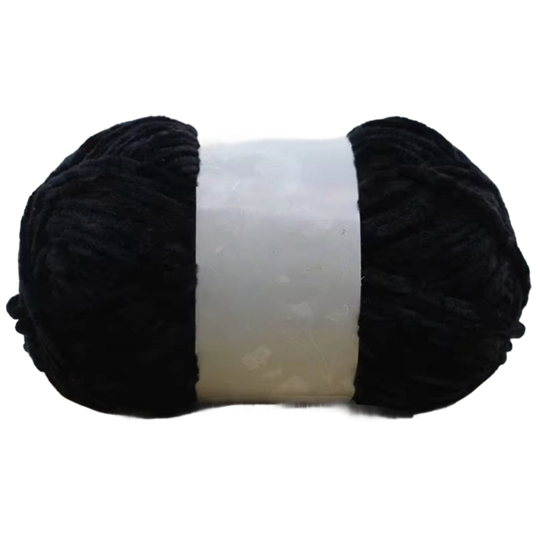Chenille Yarn, Soft Worsted Weight Velvet Yarn, 100g/3.53oz 175 yards