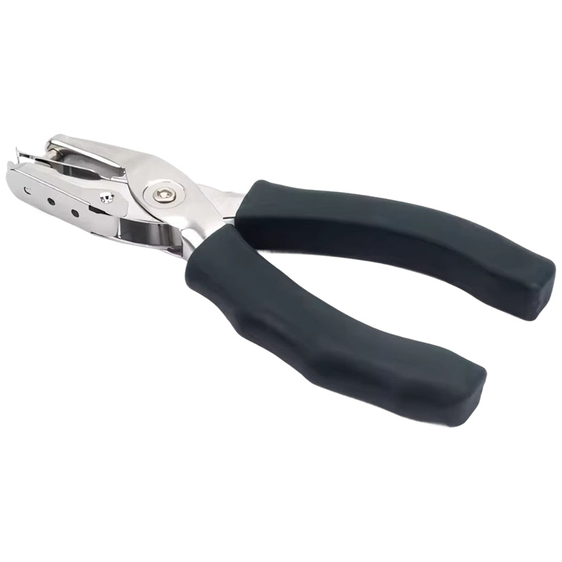 1 Hole 6mm Handheld Metal Paper Punch with Soft Grip for Crafts and Office Use