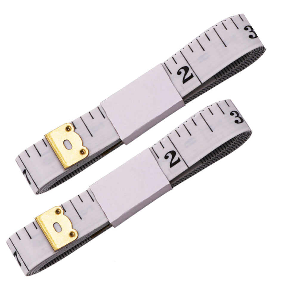 60-Inch 13mm 2 Piece Wide Double-Sided Soft Tape Measure for Sewing, Tailoring, Body, and Craft Measuring