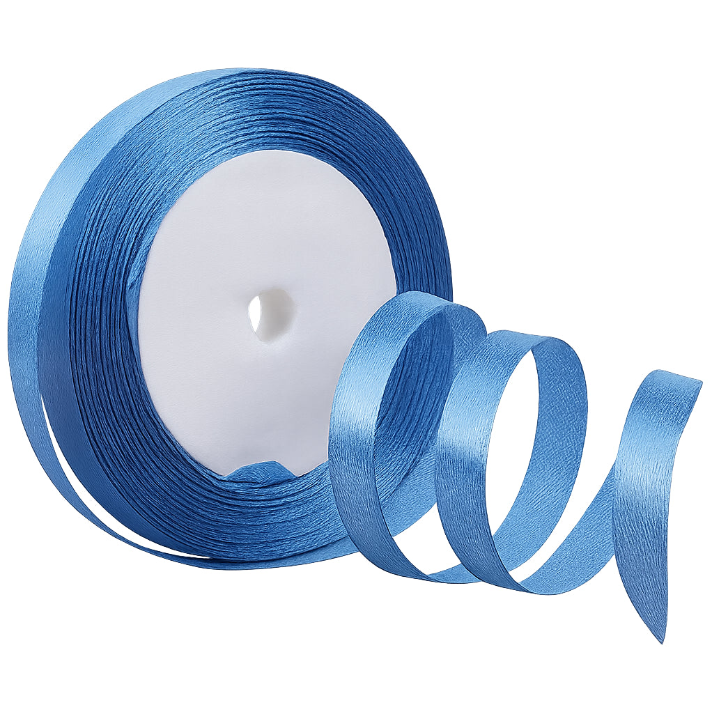 Satin Ribbon 3/8 Inch Wide Single Face Polyester Roll 23 Yards for Crafts and Decoration