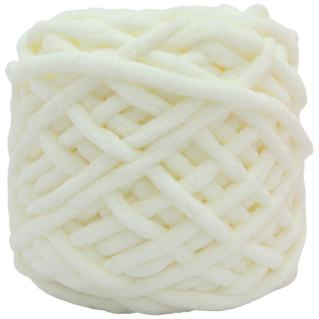 Super Chenille Yarn 7-8mm, 55 Yards (50m), 95g/3.35oz, Bulky Yarn for Knitting & Crafts