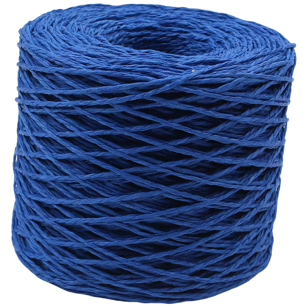 Colorful Double Strand Raffia Paper Rope 200m for DIY Hats, Bags & Crafts, 110 Grams/3.88oz 218.72 yards