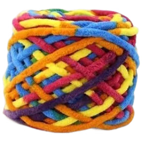 Super Chenille Yarn 7-8mm, 55 Yards (50m), 95g/3.35oz, Bulky Yarn for Knitting & Crafts