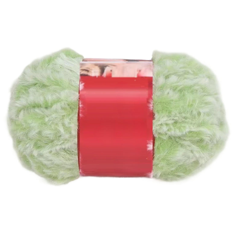 Soft Chunky Fur Knit Blanket Yarn – Lightweight Faux Fur Velvet Yarn for Cozy Projects, 50Grams/1.76oz 32 Yards