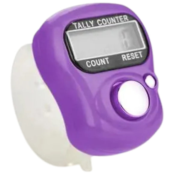 Adjustable Digital Row Tally Counter Tool with LCD for Sewing, Knitting, and Weaving