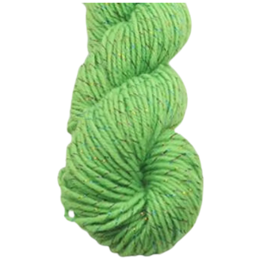 Glitter Yarn – Medium Worsted Weight Acrylic & Polyester for Knitting & Crochet Projects, 50g/1.76oz 109 yards