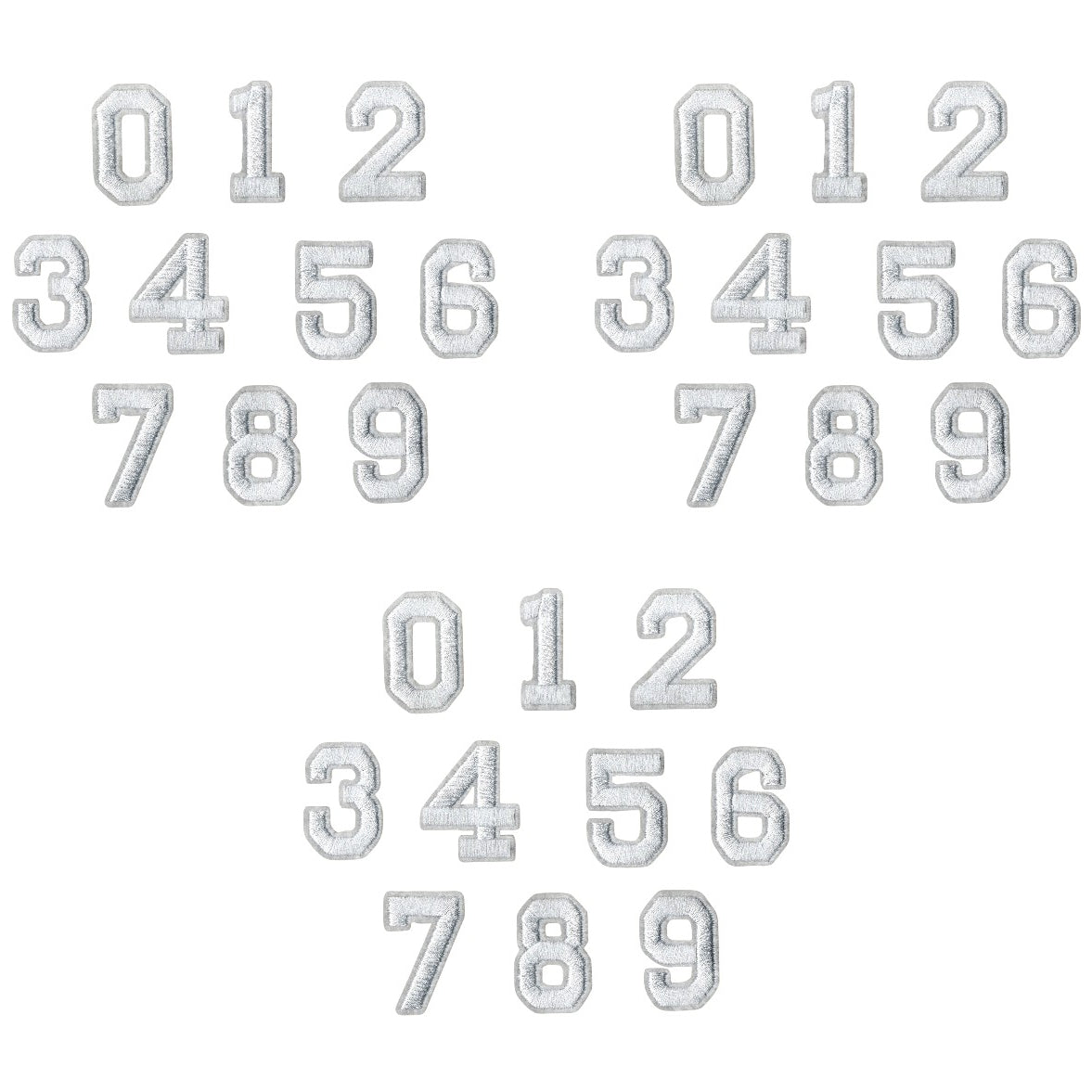 Iron-On Alphabet and Number Embroidered Patches for Clothing, Hats, Jeans, DIY Crafts and Sewing Repairs