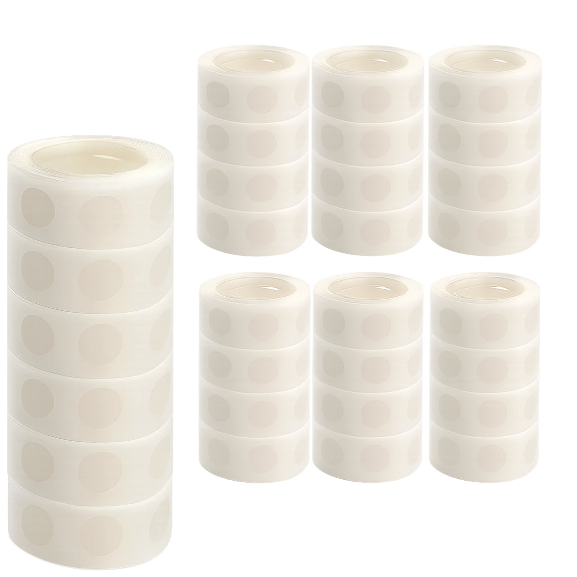 Transparent Balloon Glue Dots Roll Clear Double Sided Adhesive for Party, Wedding, and Craft Decorations