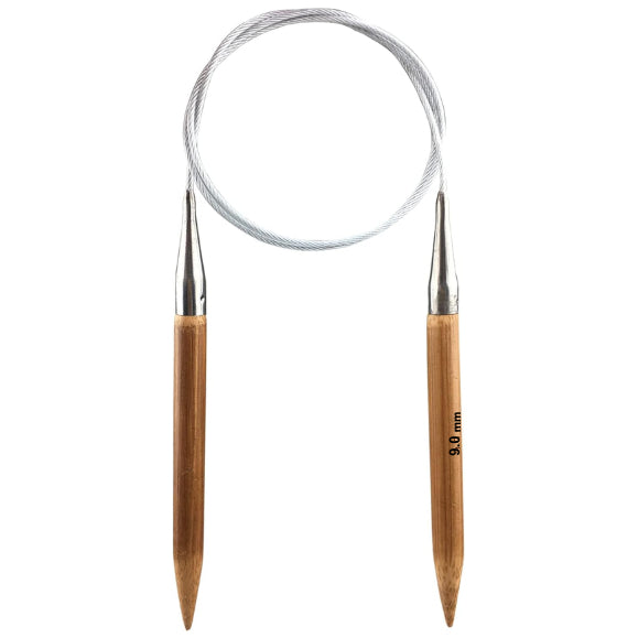 32-Inch Bamboo Circular Knitting Needle for DIY Handmade and Various Yarn Weaving Projects