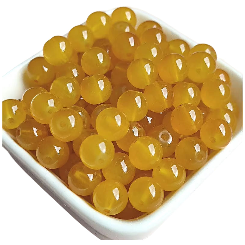 Multicolor Natural Stone Beads for Jewelry Making Round Genuine Gemstone Beading Set, Pack of 100