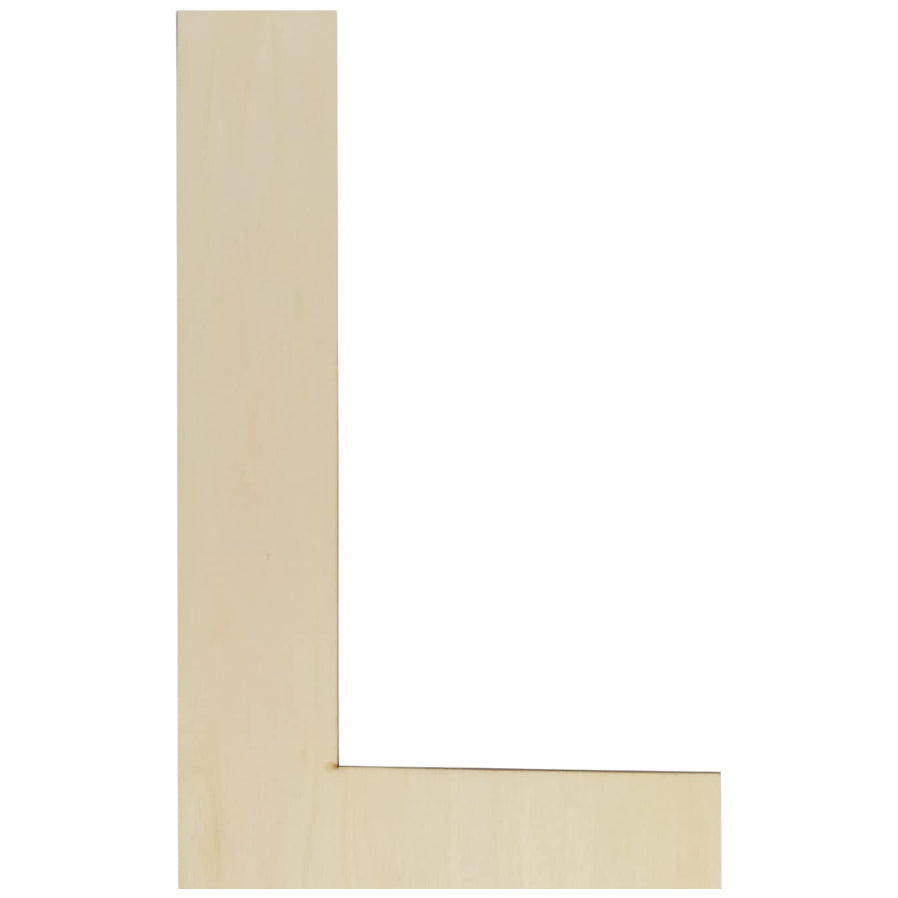 Unfinished Wooden Letter Style Surface for DIY Arts Crafts Home Decor Projects