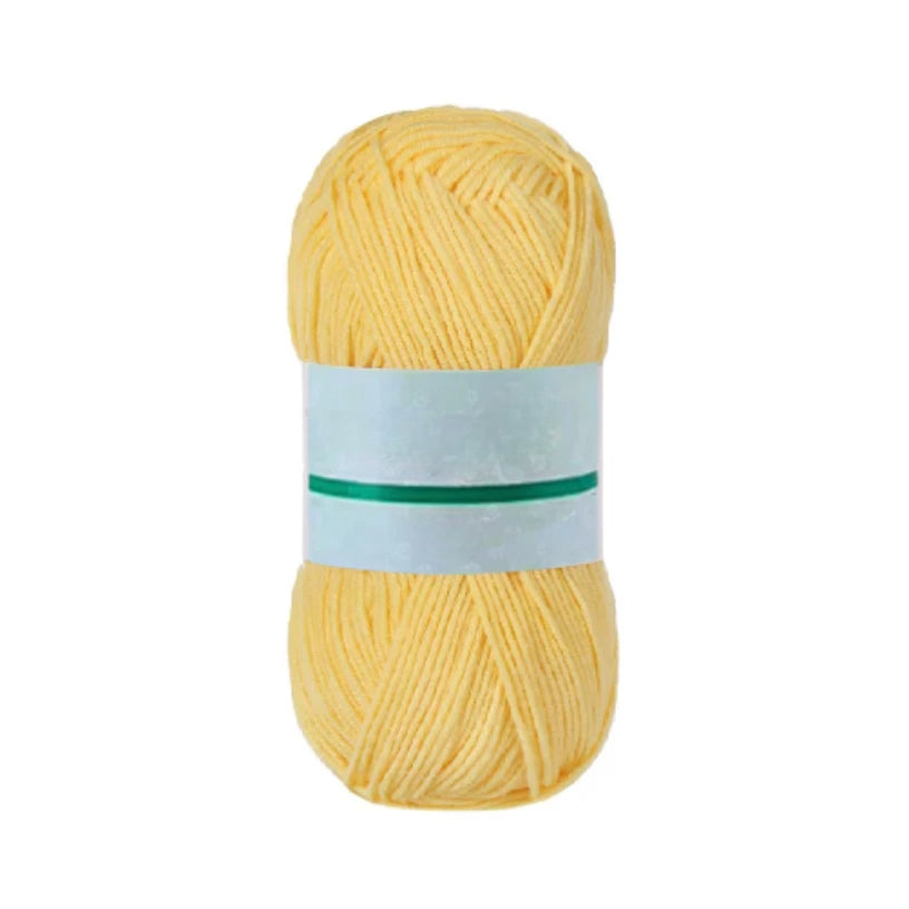 Premium Cotton Yarn – Soft, Super Fine #1 for Crochet & Knitting, 50 Grams/1.76oz 186 Yards