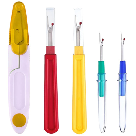 Sewing Seam Ripper and Thread Remover Kit with Snips for Fabric, Thread, and Crafts