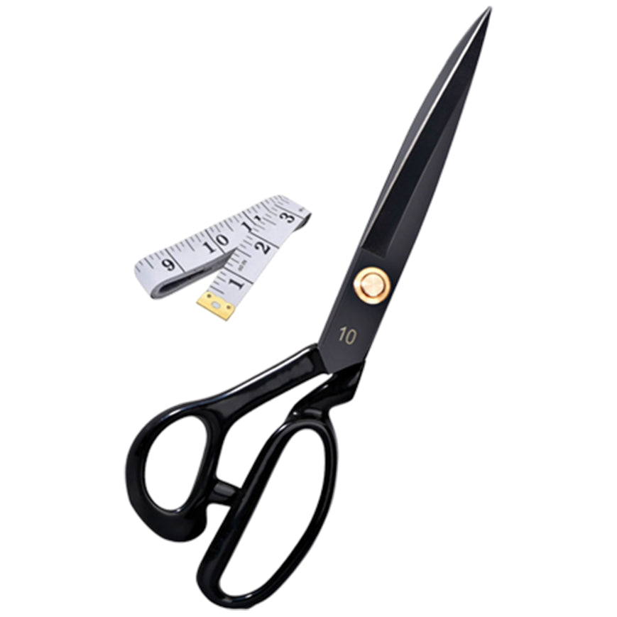 Heavy Duty Fabric and Tailor Scissors Set with Stainless Steel Blades for Sewing, Leather, and Craft Work