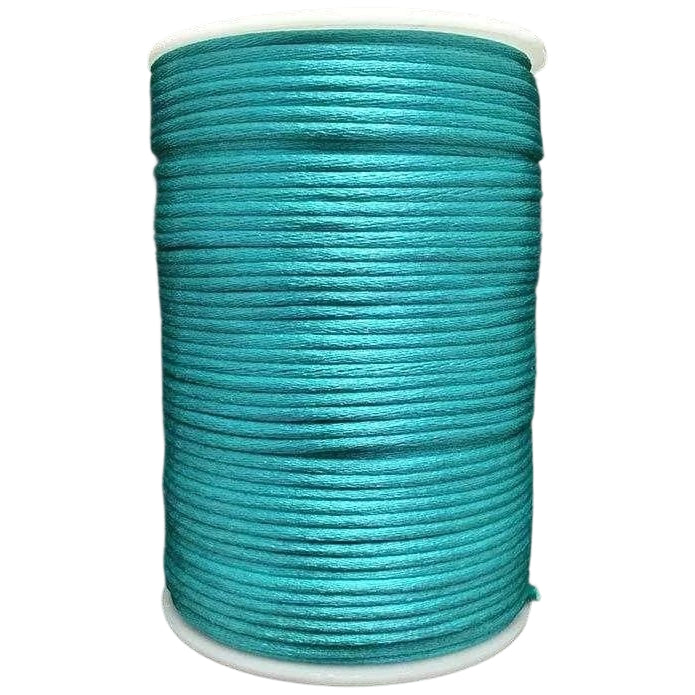 2mm Satin Nylon Cord 100m for Jewelry Making, Beading, Macrame, and Chinese Knot Crafts