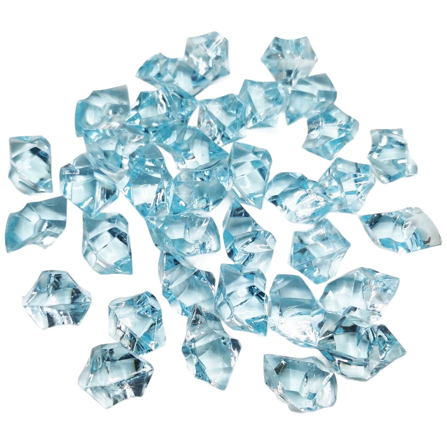 Clear Acrylic Fake Ice Diamonds Vase Fillers For Wedding Centerpieces Party Table Decor, Pack of 260